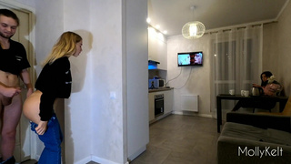 Жаркая измена с женой друга – жесткий трах за спиной