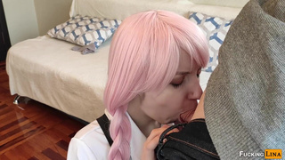 Ботаник помог крашенной студентке с домашкой и познал прелести анальной порки