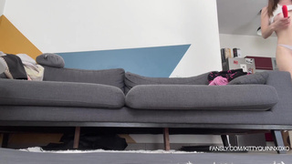 Сорванный оргазм: парень вернулся домой в самый горячий момент!