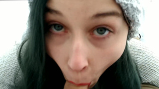 023 Cold Public Blowjob ¦ POV, Cumshot, Facial_Laruna_Mave_1080p.mp4