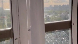 Осторожно, горячее видео – отсос с видом на город