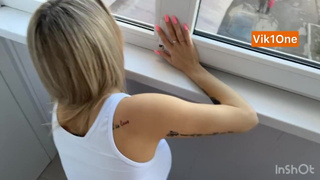 Балконный секс с Vik1One – страсть на виду у всех