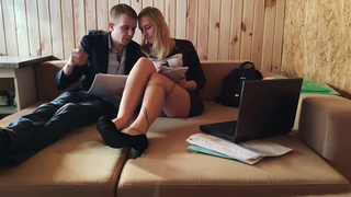 Студентка сдала экзамен по сексу на отлично