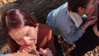 Сравниваем девушек в жарком дуэте