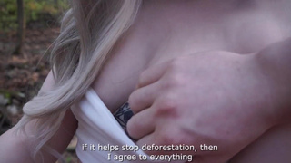 Экстремальный минет на свежем воздухе — только для смелых