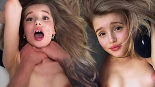 Милка Уэй в горячем хардкоре: страстный трах на столе у парикмахера