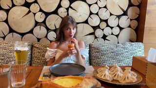 Anna Ralphs - [OF] - [2023] - Restaurant Blowjob [P1A].mp4