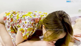 Папик не устоит – сочный отсос с громким финалом