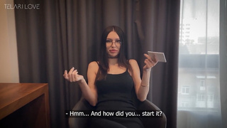 Горячий ночной визит: страстная ебля в номере