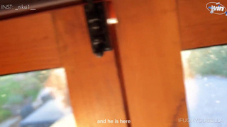 Поймал и отыгрался — горячий секс с пойманной кошечкой