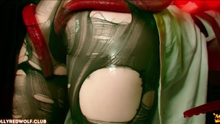 Застряла между двумя хуями и залита спермой — жесткий хентай с двойным проникновением