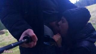 Лесные утехи: Lama Grey и студенческий минетище