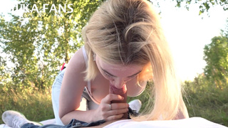 Горячий минет от Milana Milka – мгновенный выброс страсти