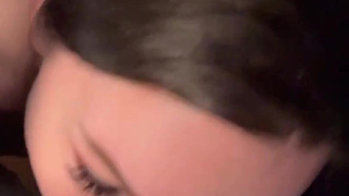 Sloppy blowjob in the car.mp4